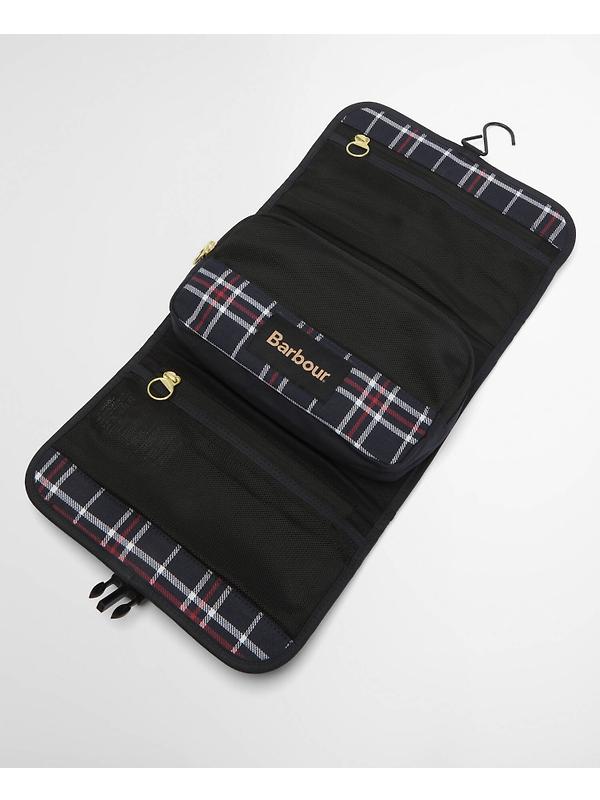 Barbour Men's Transport Hanging Washbag - Navy Image 2