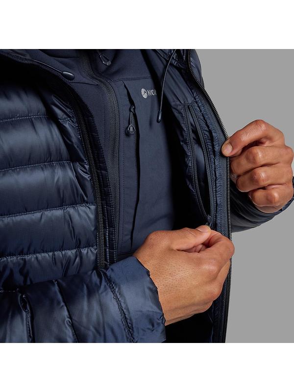 Montane Men's Anti Freeze Hooded Jacket - Eclipse Blue Image 7