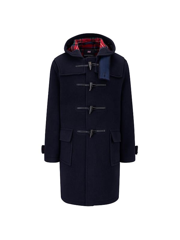 Gloverall Men's Morris Duffle Coat - Navy Royal Stewart Product Image