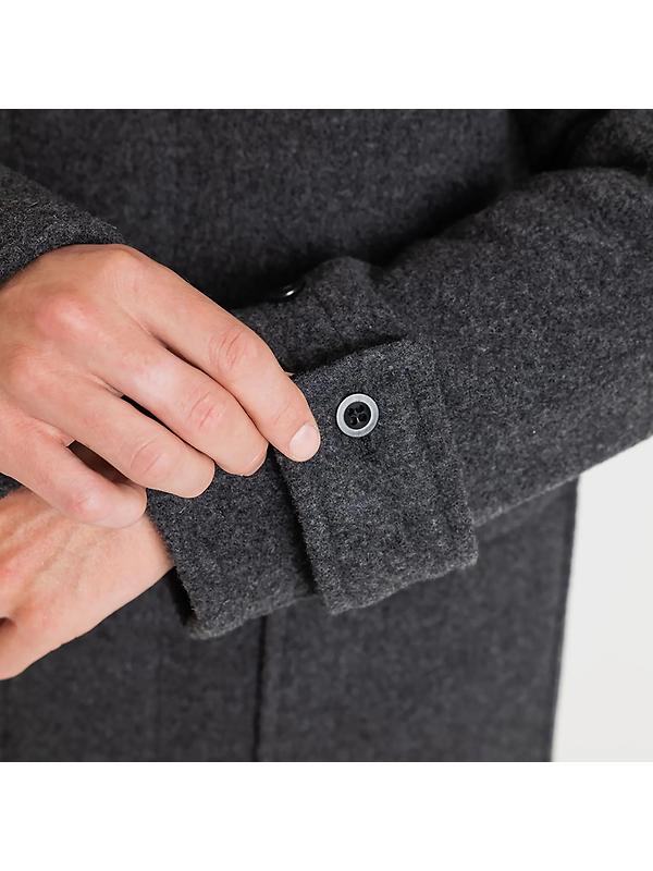 Gloverall Men's Mid-Length Monty Duffle Coat - Charcoal Image 5