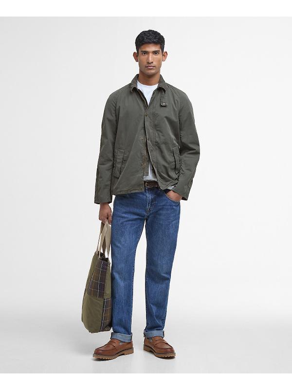 Barbour Men's Tracker Casual Jacket - Olive Image 3