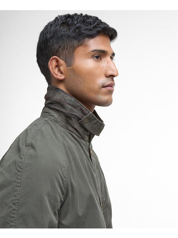 Barbour Men's Tracker Casual Jacket - Olive Image 6