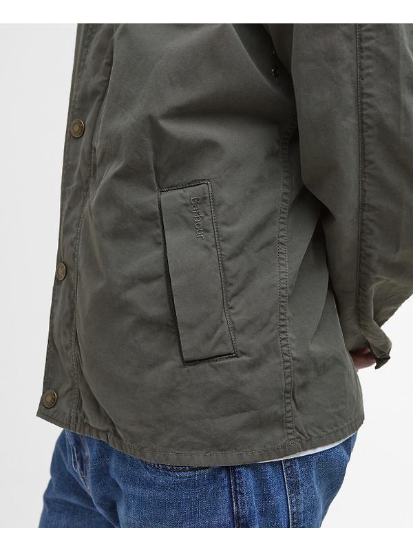 Barbour Men's Tracker Casual Jacket - Olive Image 7