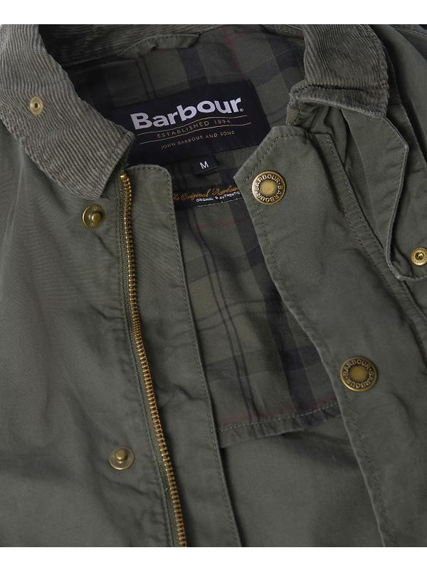 Barbour Men's Tracker Casual Jacket - Olive Image 8