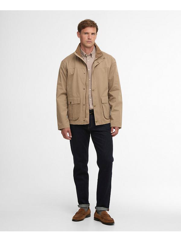 Barbour Men's Sander Casual Jacket - Military Brown Image 3