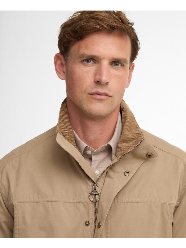 Barbour Men's Sander Casual Jacket - Military Brown Image 5