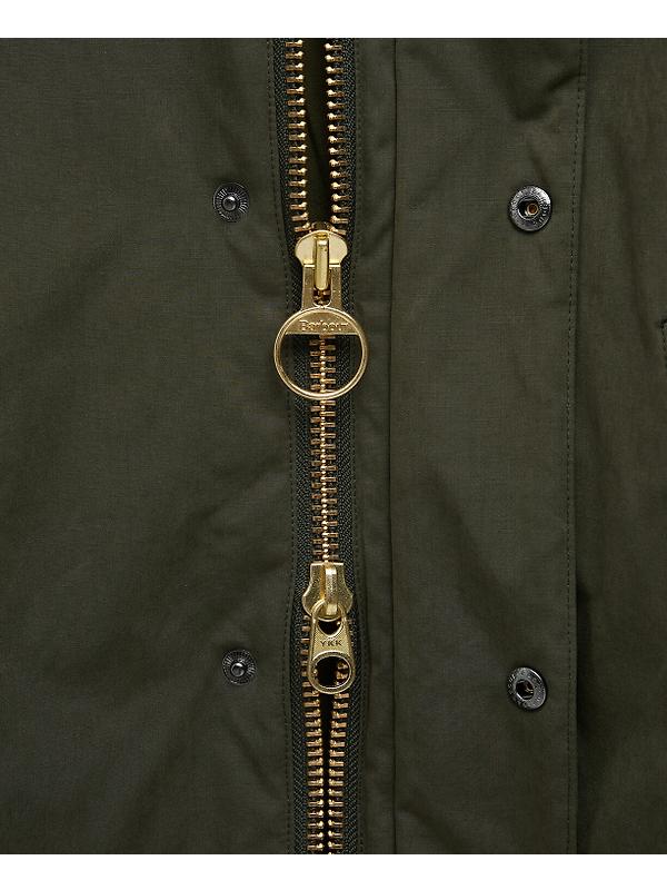 Barbour Men's Oversized Bedale Padded Casual Jacket - Olive Image 8