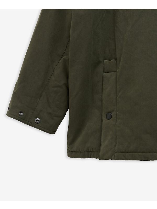 Barbour Men's Oversized Bedale Padded Casual Jacket - Olive Image 11