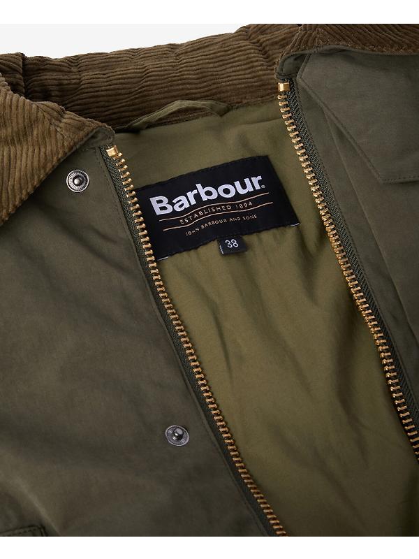 Barbour Men's Oversized Bedale Padded Casual Jacket - Olive Image 13