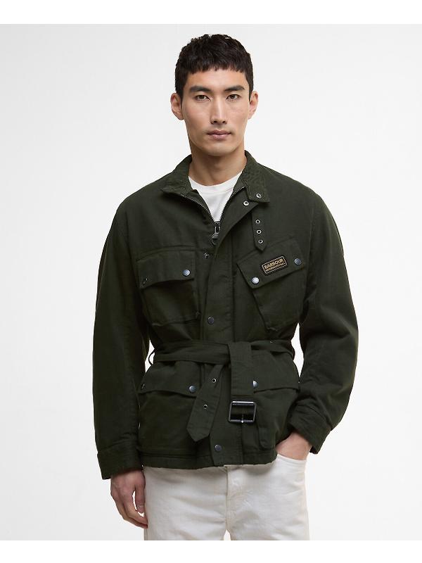 Barbour International Men's Washed Casual A7 Jacket - Sage Image 2