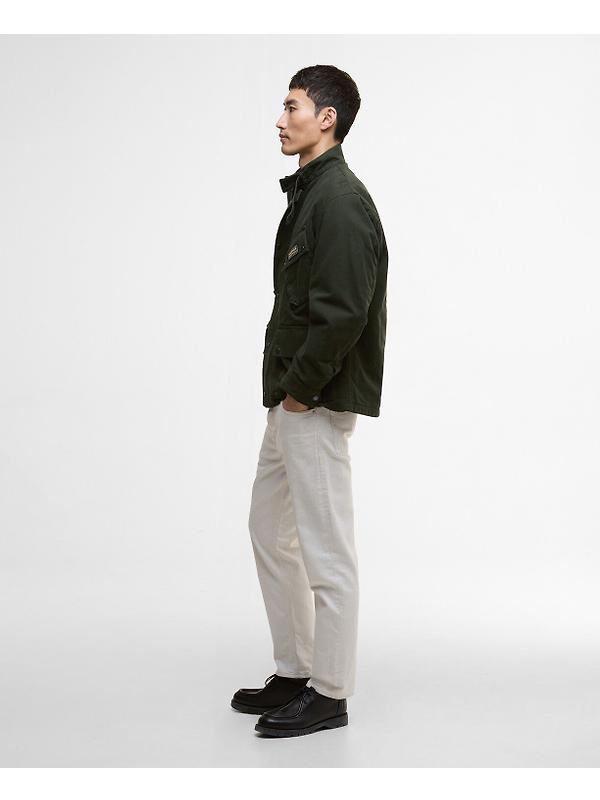 Barbour International Men's Washed Casual A7 Jacket - Sage Image 3