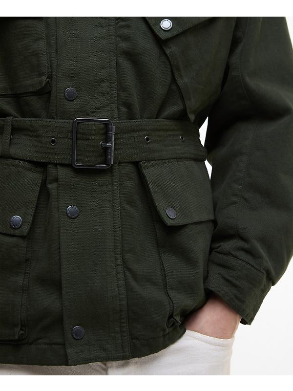 Barbour International Men's Washed Casual A7 Jacket - Sage Image 6