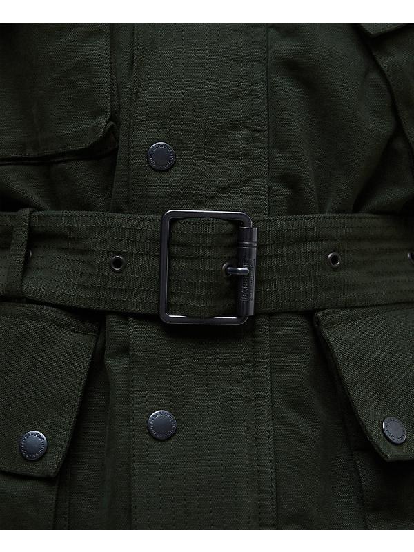 Barbour International Men's Washed Casual A7 Jacket - Sage Image 7
