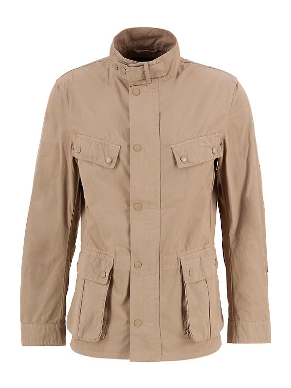 Barbour International Men's Garment Dyed Duke Casual Jacket - Timberwolf Image 1
