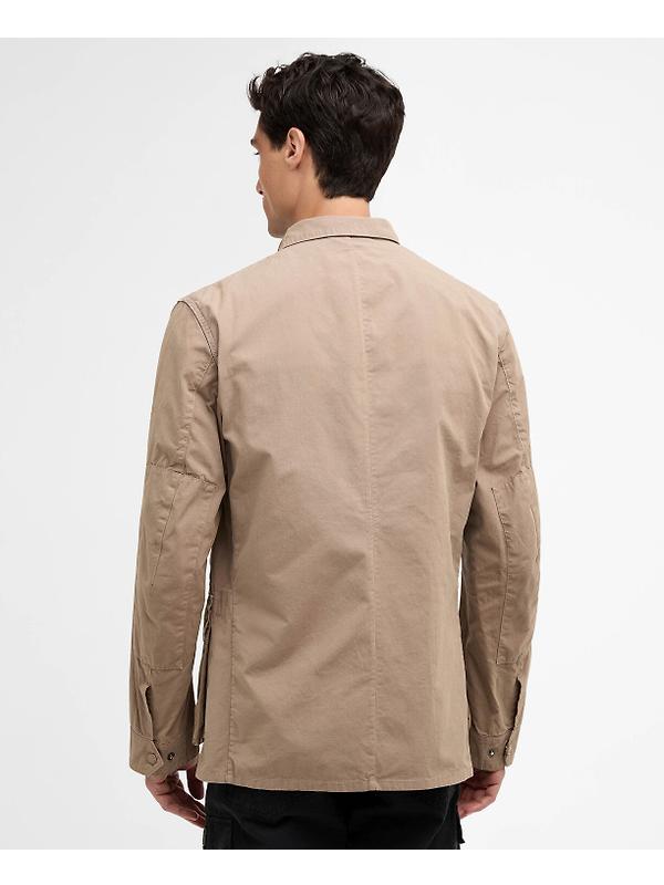 Barbour International Men's Garment Dyed Duke Casual Jacket - Timberwolf Image 4
