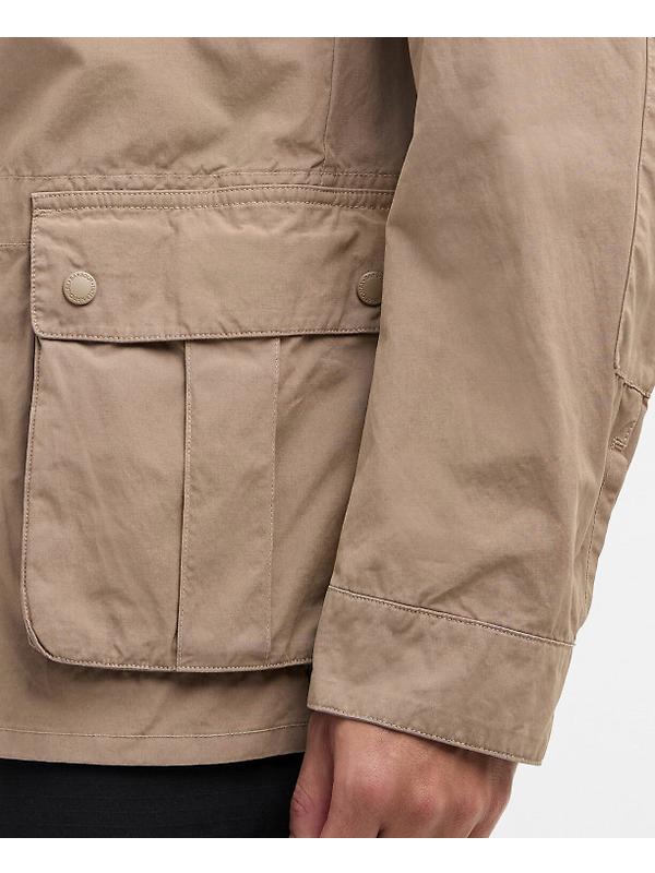 Barbour International Men's Garment Dyed Duke Casual Jacket - Timberwolf Image 6