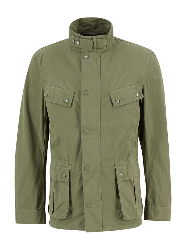 Barbour International Men's Garment Dyed Duke Casual Jacket - Burnt Olive Image 1