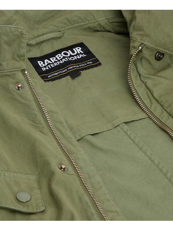 Barbour International Men's Garment Dyed Duke Casual Jacket - Burnt Olive Image 9