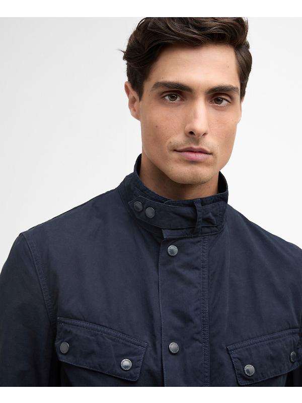 Barbour International Men's Garment Dyed Duke Casual Jacket - Navy Image 7