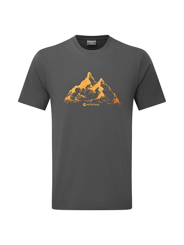 Montane Men's Dual Mountain T-Shirt - Midnight Grey Product Image