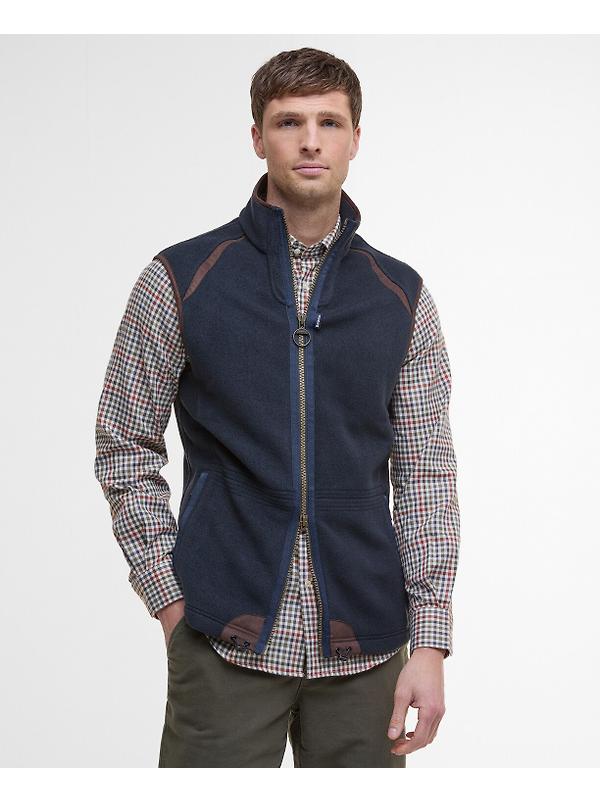 Barbour Men's Langdale Fleece Gilet - Navy Image 2