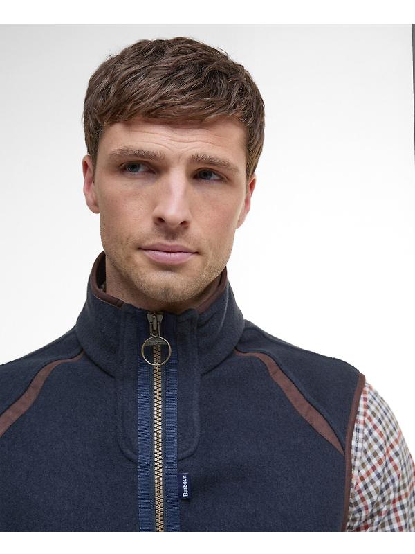 Barbour Men's Langdale Fleece Gilet - Navy Image 5