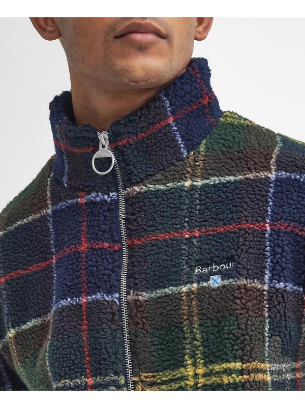 Barbour Men's Tartan Zip Through Fleece - Classic Tartan Image 6