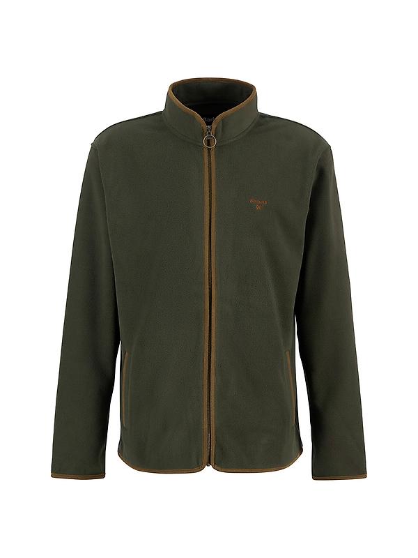 Barbour Men's Harwood Zip Thru Fleece - Olive Image 1