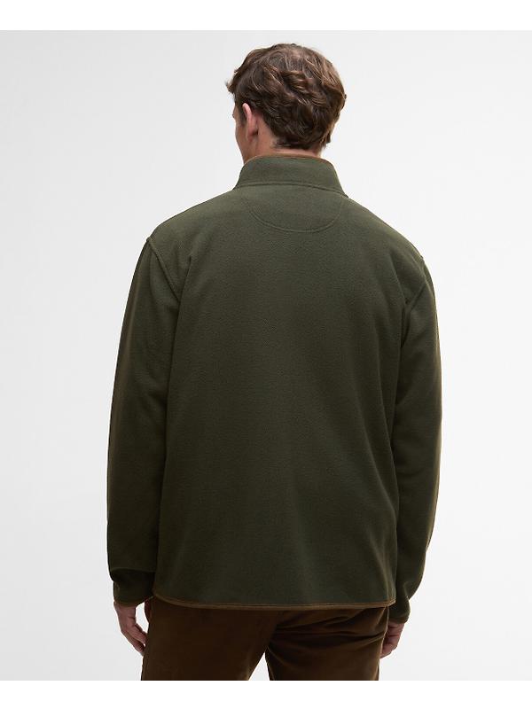 Barbour Men's Harwood Zip Thru Fleece - Olive Image 4