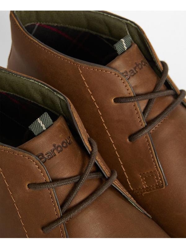 Barbour Men's Farsley Chelsea Boots - Dark Tan Image 5