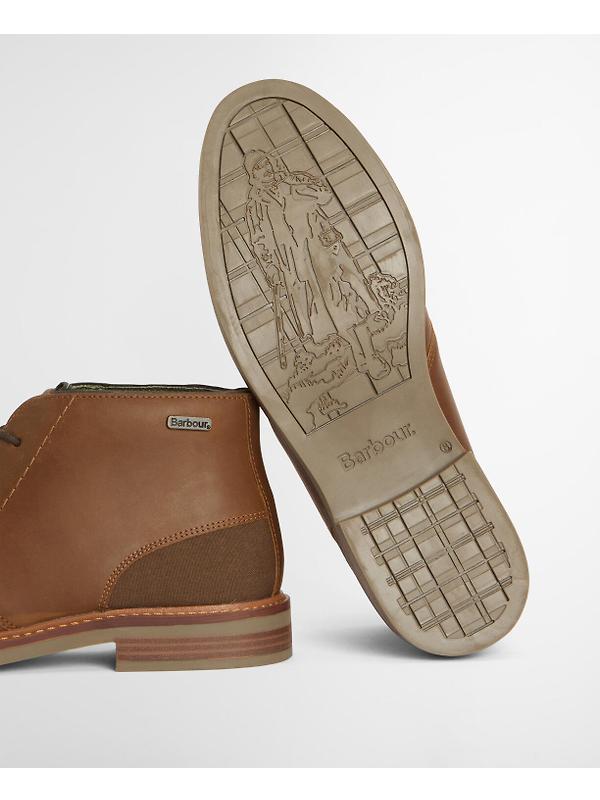 Barbour Men's Farsley Chelsea Boots - Dark Tan Image 6