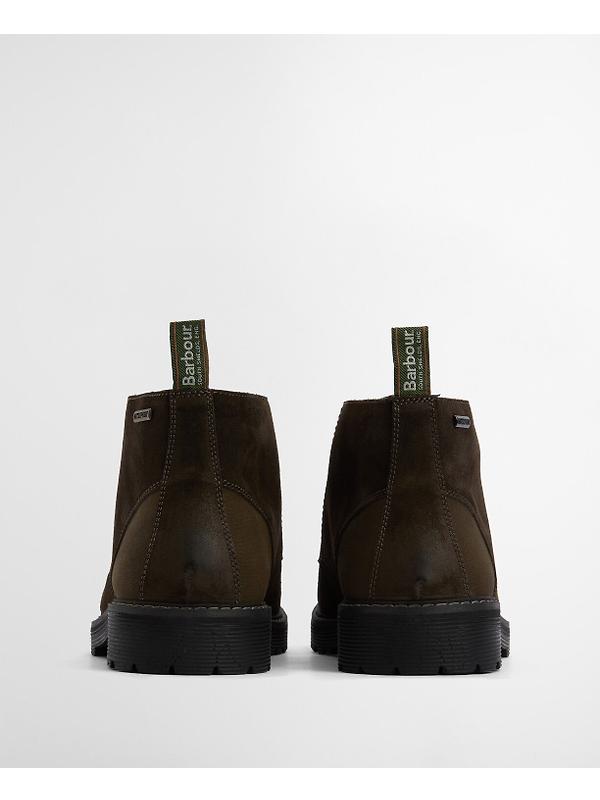 Barbour Men's Maxwell Chukka Boots - Oiled Brown Suede Image 4