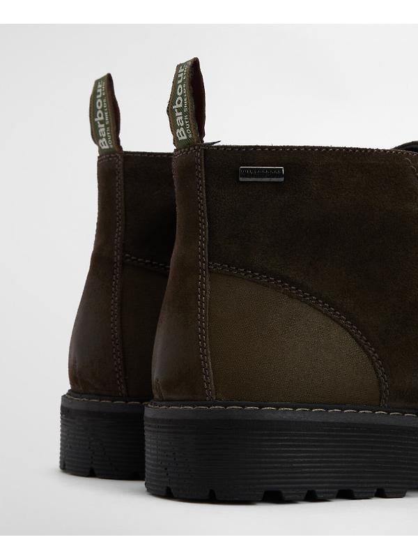 Barbour Men's Maxwell Chukka Boots - Oiled Brown Suede Image 5