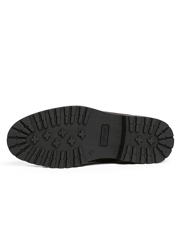 Barbour Men's Patton Chelsea Boots - Oiled Brown Suede Image 10