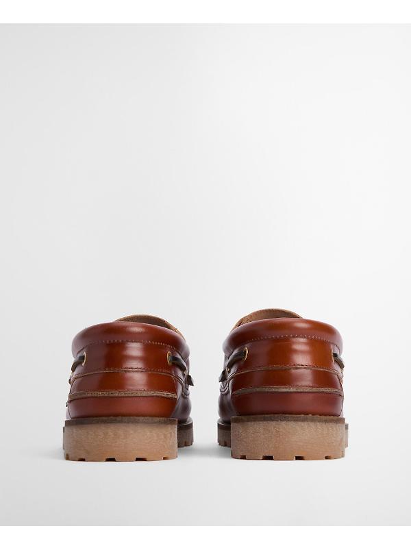 Barbour Men's Re-Engineered Deck Boat Shoes - Tan Image 3