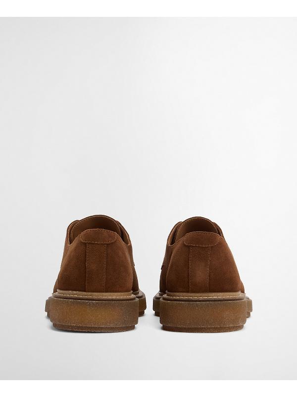 Barbour Men's Harefield Derby Shoes - Toffee Suede Image 3