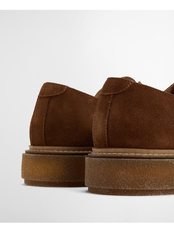 Barbour Men's Harefield Derby Shoes - Toffee Suede Image 4