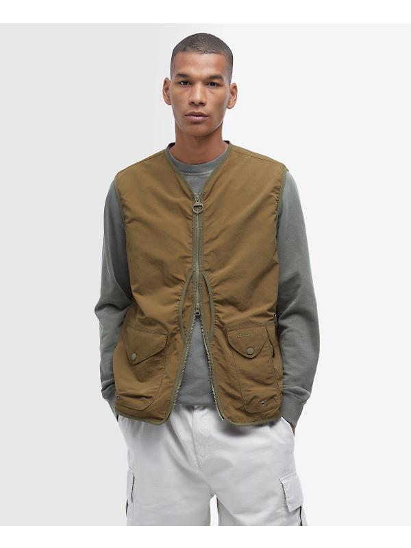 Barbour Men's Utility Flyweight Gilet - Light Sage Image 2