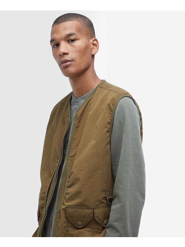 Barbour Men's Utility Flyweight Gilet - Light Sage Image 5