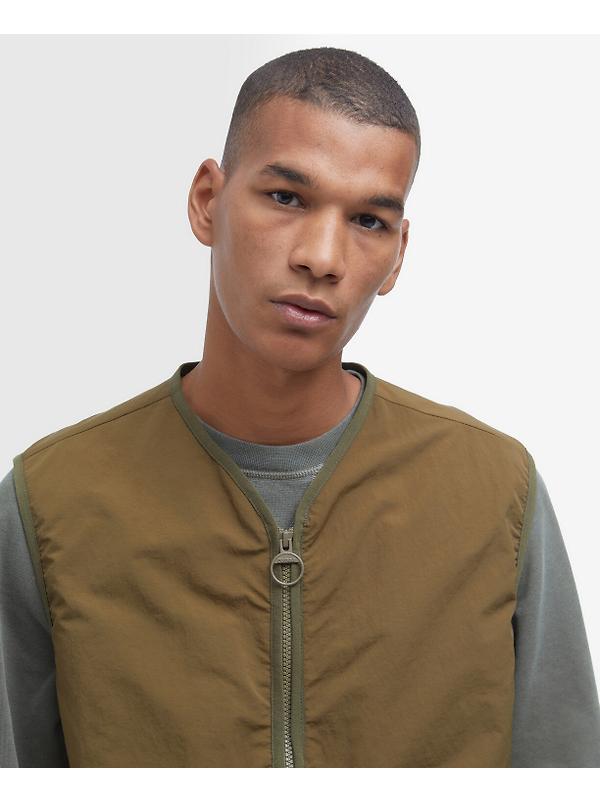 Barbour Men's Utility Flyweight Gilet - Light Sage Image 6