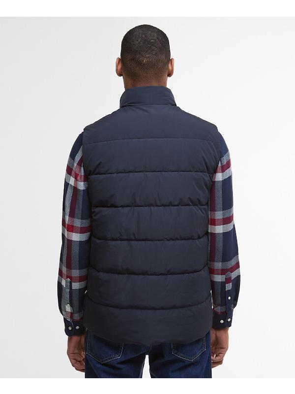 Barbour Men's Bedale Puffer Gilet - Dark Navy Image 4