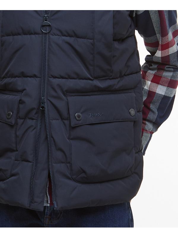 Barbour Men's Bedale Puffer Gilet - Dark Navy Image 6
