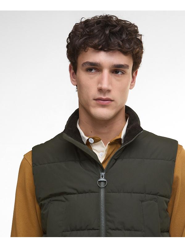Barbour Men's Bedale Puffer Gilet - Sage Image 5