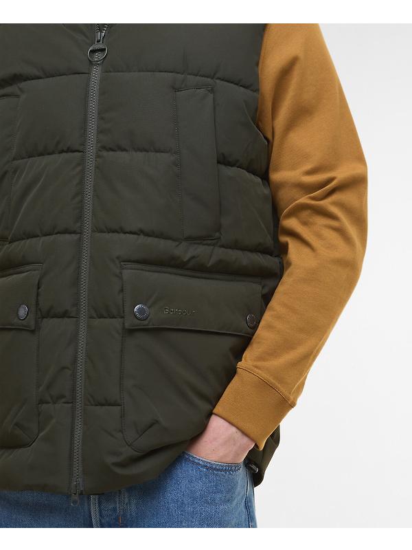 Barbour Men's Bedale Puffer Gilet - Sage Image 6