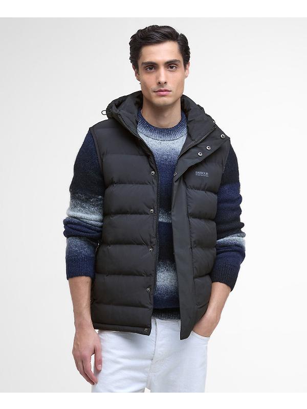 Barbour International Men's Padley Puffer Gilet - Black Image 2