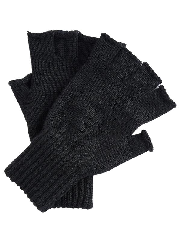 Product image of Barbour Fingerless Gloves - Black