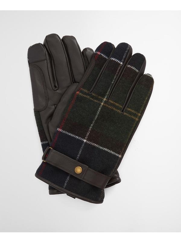 Barbour Men's Newbrough Tartan Gloves - Classic Image 2