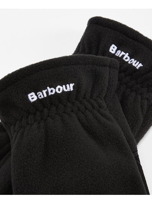 Barbour Men's Coalford Fleece Gloves - Black Image 3