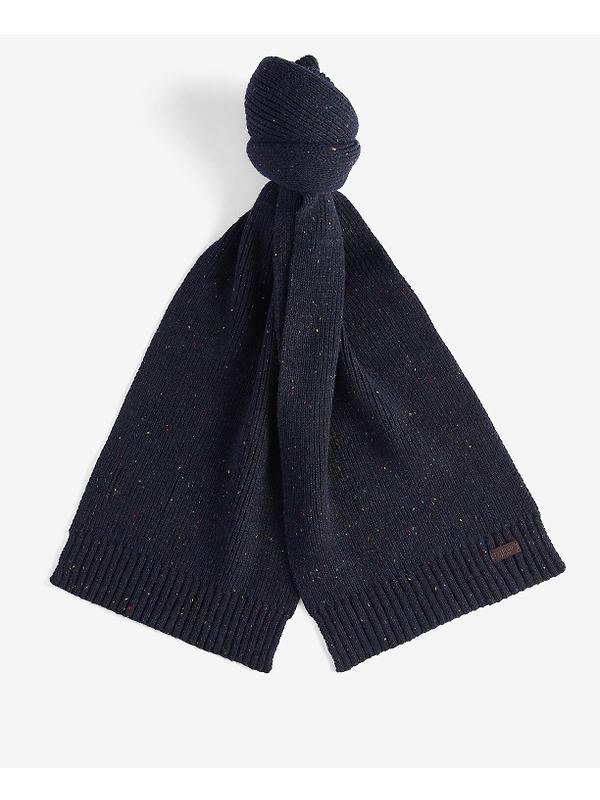 Barbour Men's Carlton Fleck Beanie & Scarf Gift Set - Classic Navy Image 5
