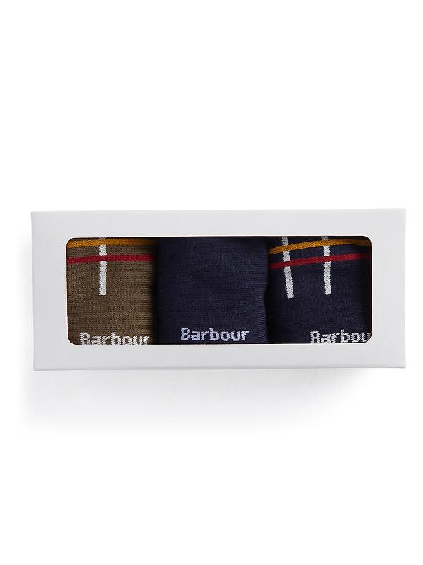 Barbour Men's Tartan Sock Gift Box 3 Pack - Classic Tartan Image 4